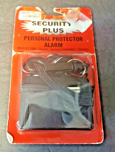 Security Plus -Personal Protector Alarm (3" x 3-1/4") 130 Decibel New In Package