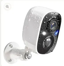 Vision Well CG6S Wireless Outdoor Security Camera 1080P, Motion, Night, Gray
