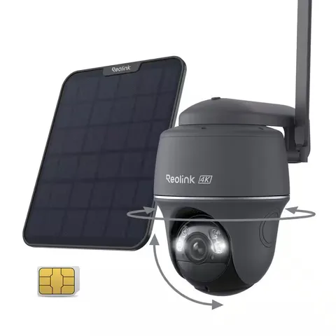 Go Series G440 4K 8MP Solar Outdoor Wireless 4G LTE Callular Pan Tilt Security C