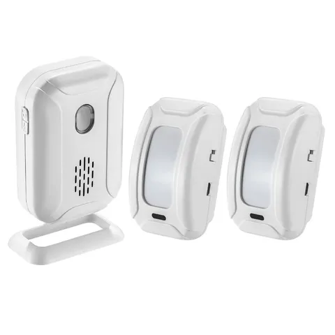 Wireless PIR Motion Detector Welcome Chime Alarm Entry Door bell 2 RECEIVERS
