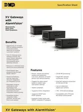 DMP XV-24 AlarmVision IP/Network NVR 24MP 1TB Ethernet ONVIF RTSP Audio Immix