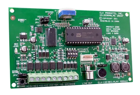 ELK 120 - Recordable Annunciator; 8 minutes, 4 channels, 3 sounds