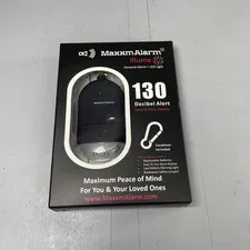 Maxxm Alarm SOS Alert Personal Safety Alarm 130 DB Alert - NEW