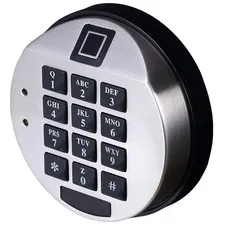 Yosec Electronic Biometric Gun Safe Stainless Steel Chrome Finish Keypad Lock