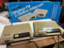 Vintage Realistic Plug n Talk FM Wireless Intercom Model 43-207C Tested