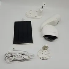 Tapo 4K Outdoor Camera Wireless, Battery Camera w/Solar Panel/Pan/Tilt/360° View