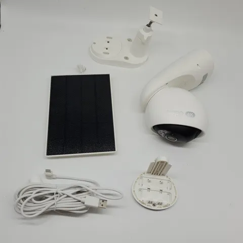 Tapo 4K Outdoor Camera Wireless, Battery Camera w/Solar Panel/Pan/Tilt/360° View