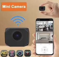Mini Camera WiFi 1080P HD Smart Home Security Portable IP Cam Remote Monitoring