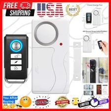 Door Alarm Wireless Anti-Theft Remote Control Door and Window Security Alarms