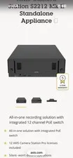 AXIS Camera Station S2212 Mk II 12-Channel NVR 6TB PoE 4K Wired