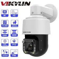 VIKYLIN 18X Zoom PTZ POE IP Camera 4K 8MP Auto Tracking Motion Detection Outdoor