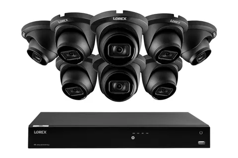 Lorex Fusion Series 4K 16 Ch 4TB Wired NVR System with A14 IP Dome Cameras