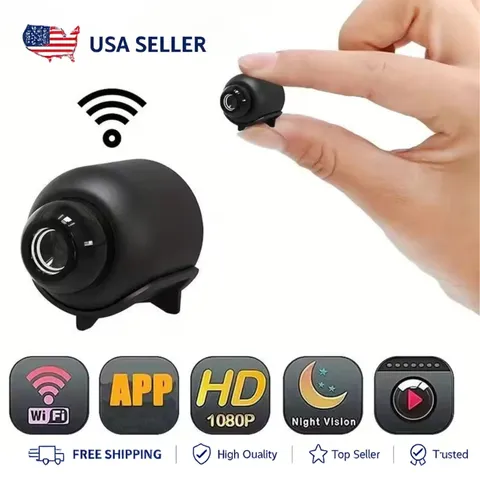 1080P Mini Camera CCTV WiFi HD IP Night Vision Camcorder Home Security Cam US