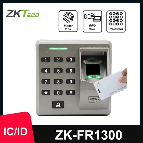 ZKTeco FR1300 Fingerprint RFID Card Time Attendance and Access Control System