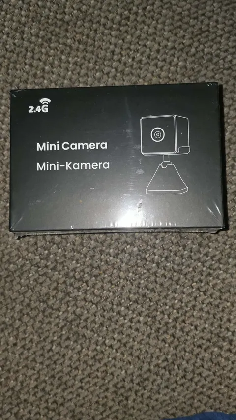 4K Mini IP Wi‑Fi Indoor Surveillance Camera, Motion Detection, Night Vision
