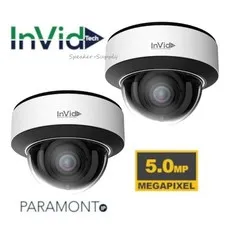 2 InVid Paramont 5MP IP Plug & Play IP67 Dome Fixed AI Camera PAR-P5DRIR28NH-AI