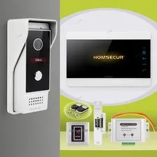 HOMSECUR Video Doorphone Intercom Door Bell IR Camera Night Vision Door Unlock