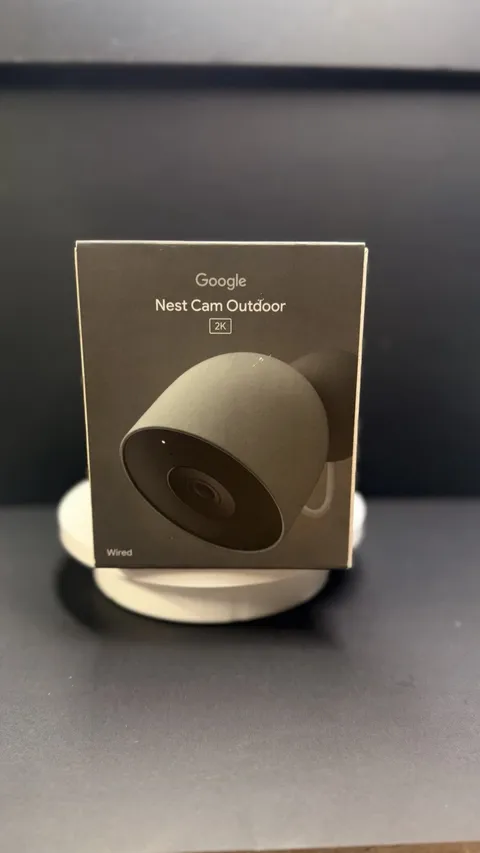 Google Nest Cam Outdoor 2K Wired HDR Wi-Fi Outdoor Color Camera Hazel - SEALED
