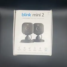 Blink Mini 2 1080p Wi-Fi Indoor Security Camera - Black, Pack of 2 - Newest Gen