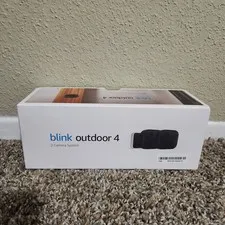 Blink Outdoor 4 (4th Gen) 2 Camera Security System - Black New Sealed