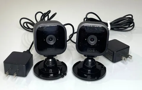 2-Pack Blink Mini Indoor Plug-in Smart Security Camera 1080 HD Motion Detection