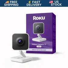 Roku Indoor Camera SE 1080p WiFi 6 Home Security Camera 1 Pack