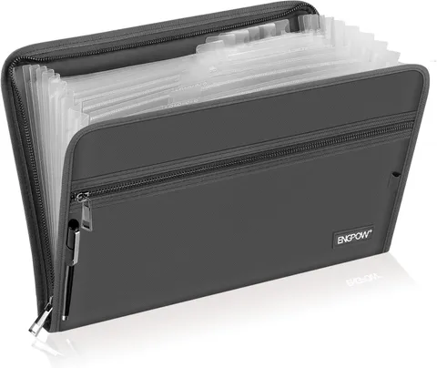 ENGPOW Fireproof Accordion-Style Folder 13 Pocket Extended Folder