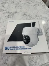 Cinnado B6 4G LTE Solar Wireless Security Camera 2K PIR Night Vision White