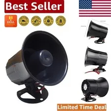 120dB Wired Alarm Siren with Metal Bracket - Reliable Home Security Solution