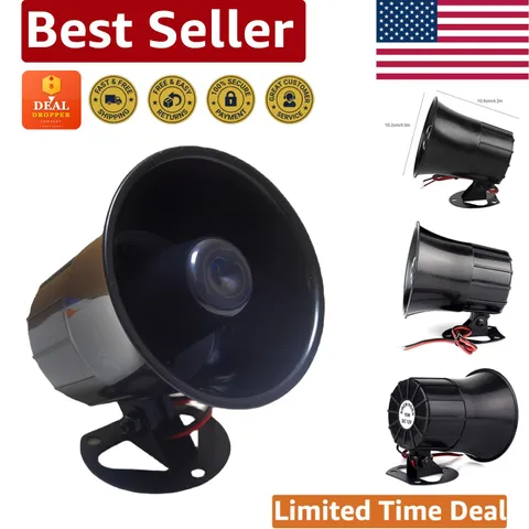 120dB Wired Alarm Siren with Metal Bracket - Reliable Home Security Solution