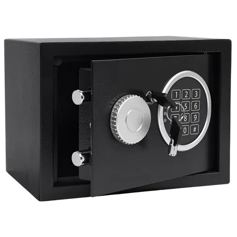 0.21 Cu Ft Steel Security Safe Box with Digital Lock Keypad ​