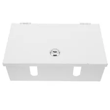 Waterproof Junction Box: 2-Gang Outdoor Electrical Enclosure Lockable Box for