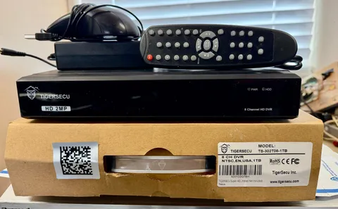 Tigersecu TS-302T08-1TB Super HD 1080P 8-Ch DVR Security Recorder, Remote, Mouse