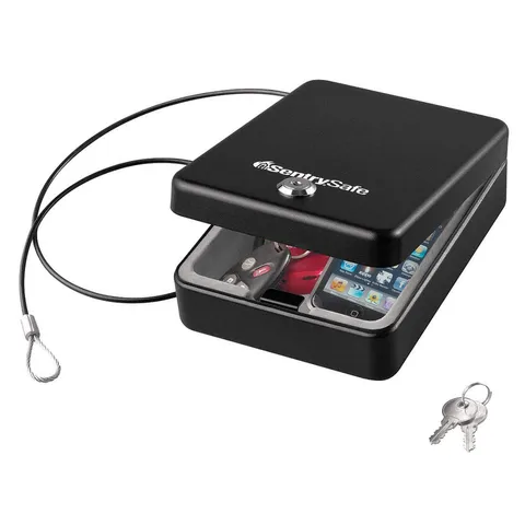 SENTRY SAFE P005K Safe,Key,Steel,0.05 cu ft 16X139