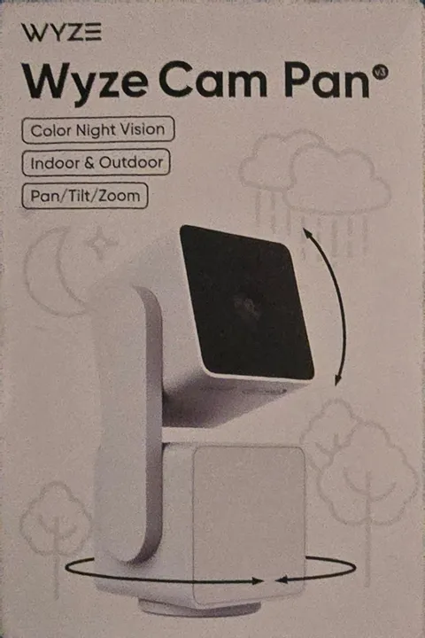 Wyze Cam P.T.Z. V3 1080p Indoor/Outdoor Wi-Fi PTZ Smart Home Camera,New In Box