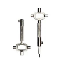 Sliver Locksmith Multi Tool Euro Cylinder Gauge Cam Spindle Turner