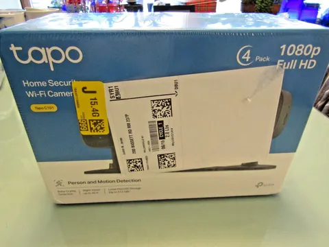 New TP-Link Tapo C101 Indoor Security 1080p- 4 Camera Pack