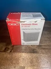 DSC Electronic Siren SD 15W-ULF  15-Watt Dual Tone Surface Mount