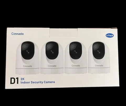 Cinnado D1 2K Indoor Security Camera 4 Pack Smart WiFi Home Surveillance