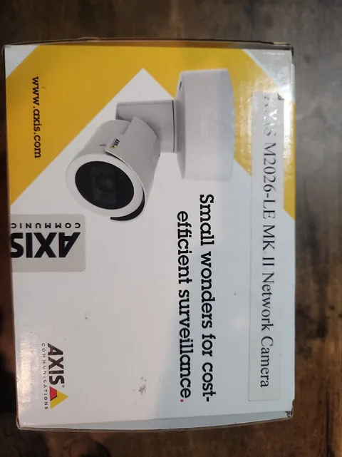 AXIS M20 NETWORK CAMERA SERIES M2026-LE MK II NETWORK CAMERA SEALED
