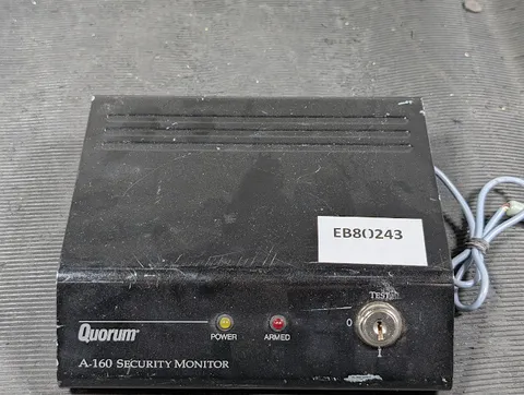 Quorum A-160 Security Monitor - Working, Signs of Use