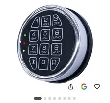 🔥Gun Safe Lock Replacement Solenoid Lock Chrome Digital Keypad 🔥