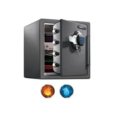 SentrySafe Waterproof and Fireproof Alloy Steel Digital Safe Box for Home wit...