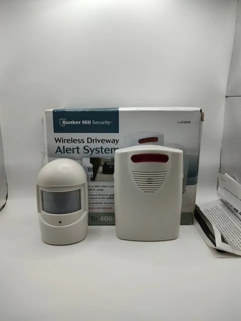Bunker Hill Security Wireless Driveway Alert System Model 93068 Range 400 Ft
