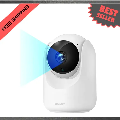 Indoor Security Camera 2.4G WiFi Pan Tilt 355° View 100° Night Vision Motion