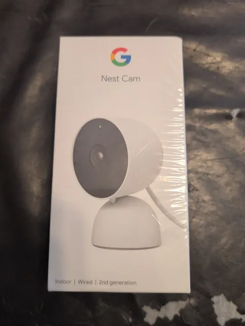 Google Nest Cam Indoor Wired 2nd Generation White GA01998-US