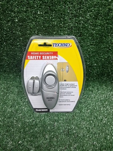  TechKo S083K Home Security Door Window Entry 120db Alarm (Brand New Sealed)