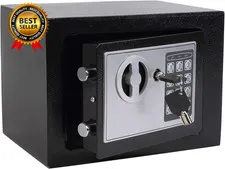 Electronic Deluxe Digital Security Safe Box Key Keypad Lock Home Office Hotel Bu