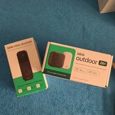 NEW Blink - Outdoor 2K+ Wireless Camera System, 2K video, PLUS FREE DOORBELL 