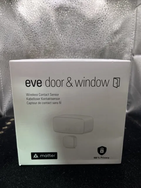 ¥Eve Door & Window (Matter) Smart Contact Sensor 20EBN9901 NEW